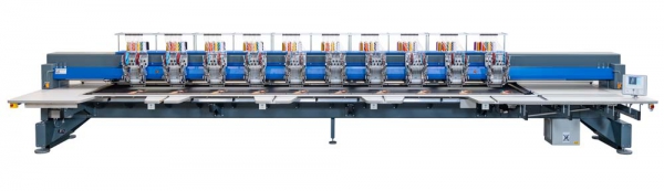 The Challenger for max production - Commercial Embroidery Machine